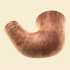 Spanish Pre-turned Grade III Quality Bent Fluted Calabash Briar Pipe Bowl fcbb19