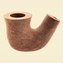 Spanish Pre-turned Grade III Quality Bent Fluted Calabash Briar Pipe Bowl fcbb20
