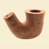 Spanish Pre-turned Grade III Quality Bent Fluted Calabash Briar Pipe Bowl fcbb20