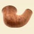 Spanish Pre-turned Grade II Quality Bent Fluted Calabash Briar Pipe Bowl fcbb2