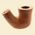 Spanish Pre-turned Grade II Quality Bent Fluted Calabash Briar Pipe Bowl fcbb4