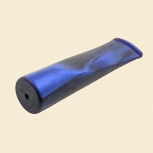 Blue Tapered 19mm x 75mm Acrylic Pipe Mouthpiece without Tenon am6