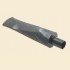 Dark Grey Tapered 20mm x 75mm Acrylic Pipe Mouthpiece with 9mm Filter Tenon am53