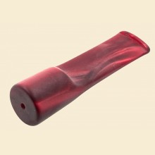 Red Saddle 19mm x 75mm Acrylic Pipe Mouthpiece without Tenon am23