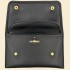 Dunhill White Spot Black Leather Button Pipe Tobacco Pouch PA2001