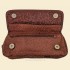 Mestango Tan Brown Soft Leather Button Combination Pipe Tobacco Pouch 3001-3