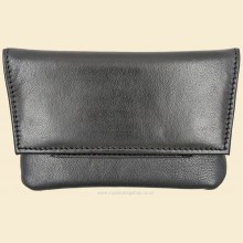 Dr Plumb Genuine Leather Magnetic Button Rolling Tobacco Pouch with Paper Slot P35502