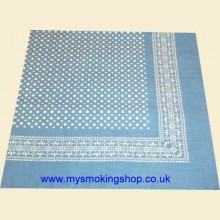 Blue Patterned Snuff Handkerchief 3576