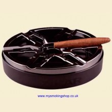 Xikar Burnout Alloy Wheel Shaped Gunmetal 6 Rest Cigar Ashtray