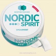 Nordic Spirit Spearmint Tobacco-Free Nicotine Pouches 9mg Single 13g Pack
