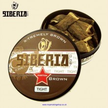 Siberia Extremely Brown TIGHT Smokeless Chew Tobacco Bags Single 20g Pack