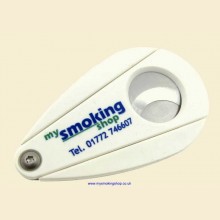 Mysmokingshop Branded Xikar Xi2 Pearl White Fibreglass Double Blade Cigar Cutter