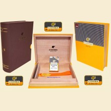 Cohiba High Quality Branded Book Humidor with Pack of 3 Siglo I Tubos Cuban Cigars