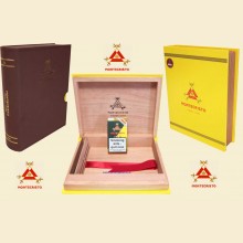 Montecristo High Quality Branded Book Humidor with Pack of 3 OPEN J Tubos Cuban Cigars