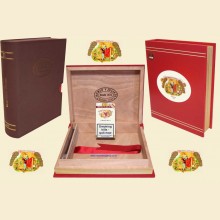 Romeo y Julieta High Quality Branded Book Humidor with Pack of 3 No.3 Tubos Cuban Cigars