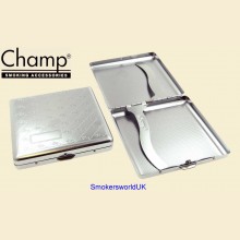 Champ Chrome Design 20 King Size Cigarette Case chks9