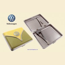 Volkswagen Samba Yellow Green Chrome King Size Cigarette Case