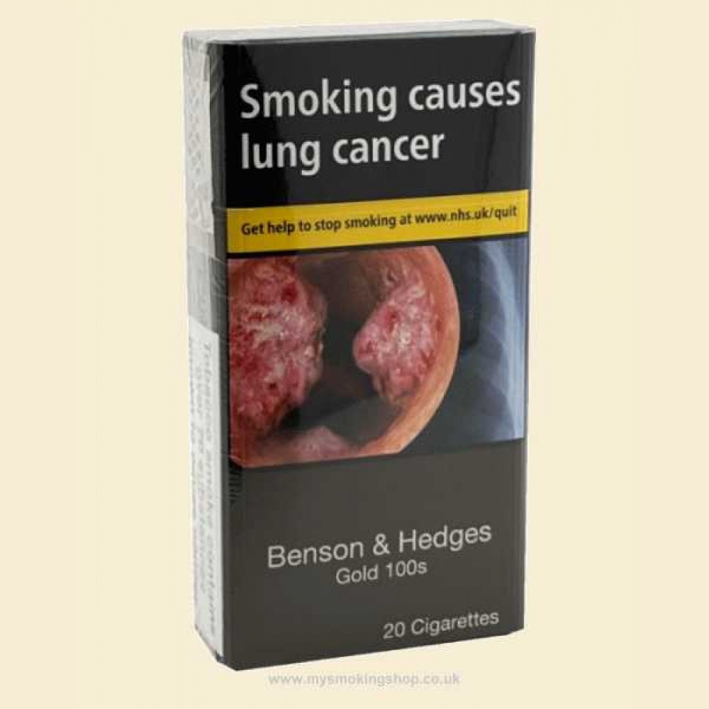Benson & Hedges Gold 100s 1 Pack of 20 Cigarettes