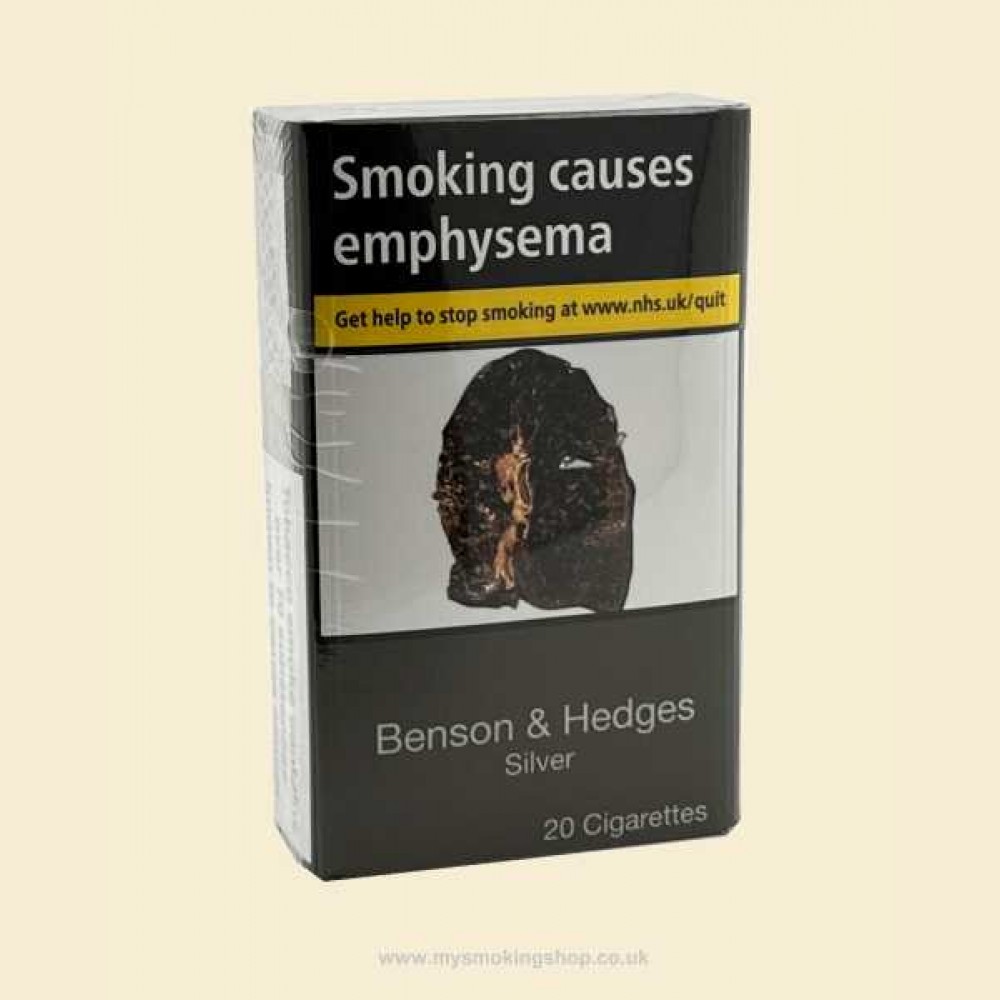 Benson & Hedges King Size Silver 1 Pack of 20 Cigarettes