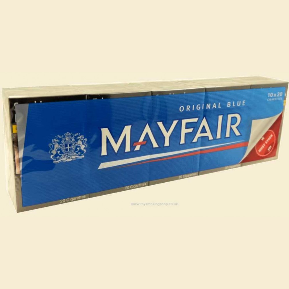 Mayfair King Size Original Blue 10 Packs of 20 Cigarettes