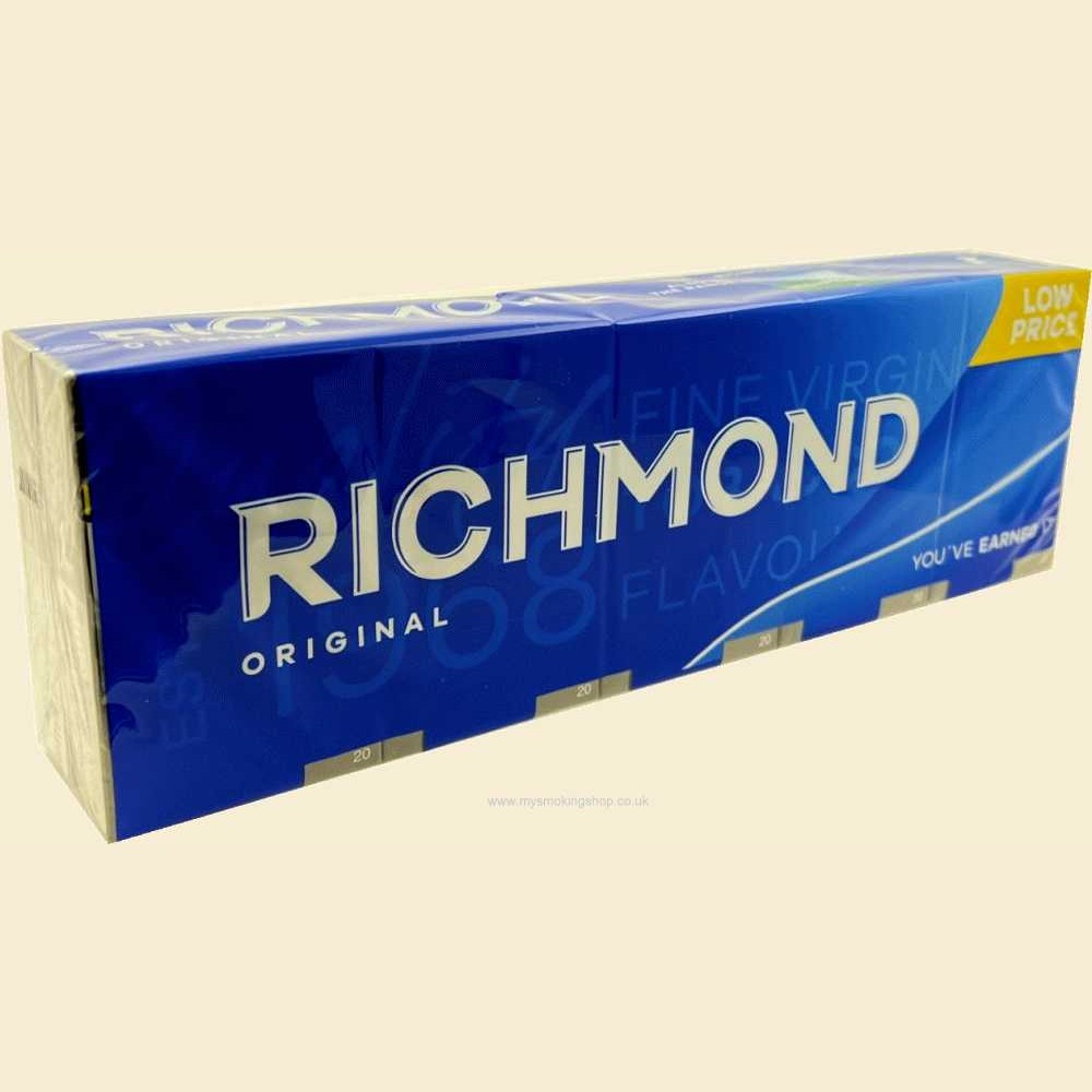 Richmond Original King Size 10 Packs of 20 Cigarettes