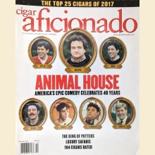 Cigar Aficionado Magazine February 2018 - ANIMAL HOUSE Cover - RARE USED