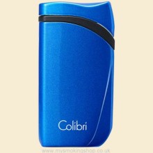 Colibri Falcon Metallic Blue Jet Flame Cigarette Lighter