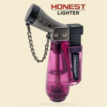 Honest Rother Windproof Jet Flame Pipe Lighter Red