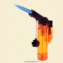 Prof Turbo Orange Jet Flame Pipe Lighter