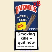 Backwoods Blue 8 Packs of 5 Flavoured Cigars