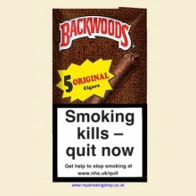 Backwoods Original 100% Tobacco Pack of 5 Cigars