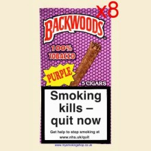 Backwoods Purple 8 Packs of 5 Flavoured Cigars