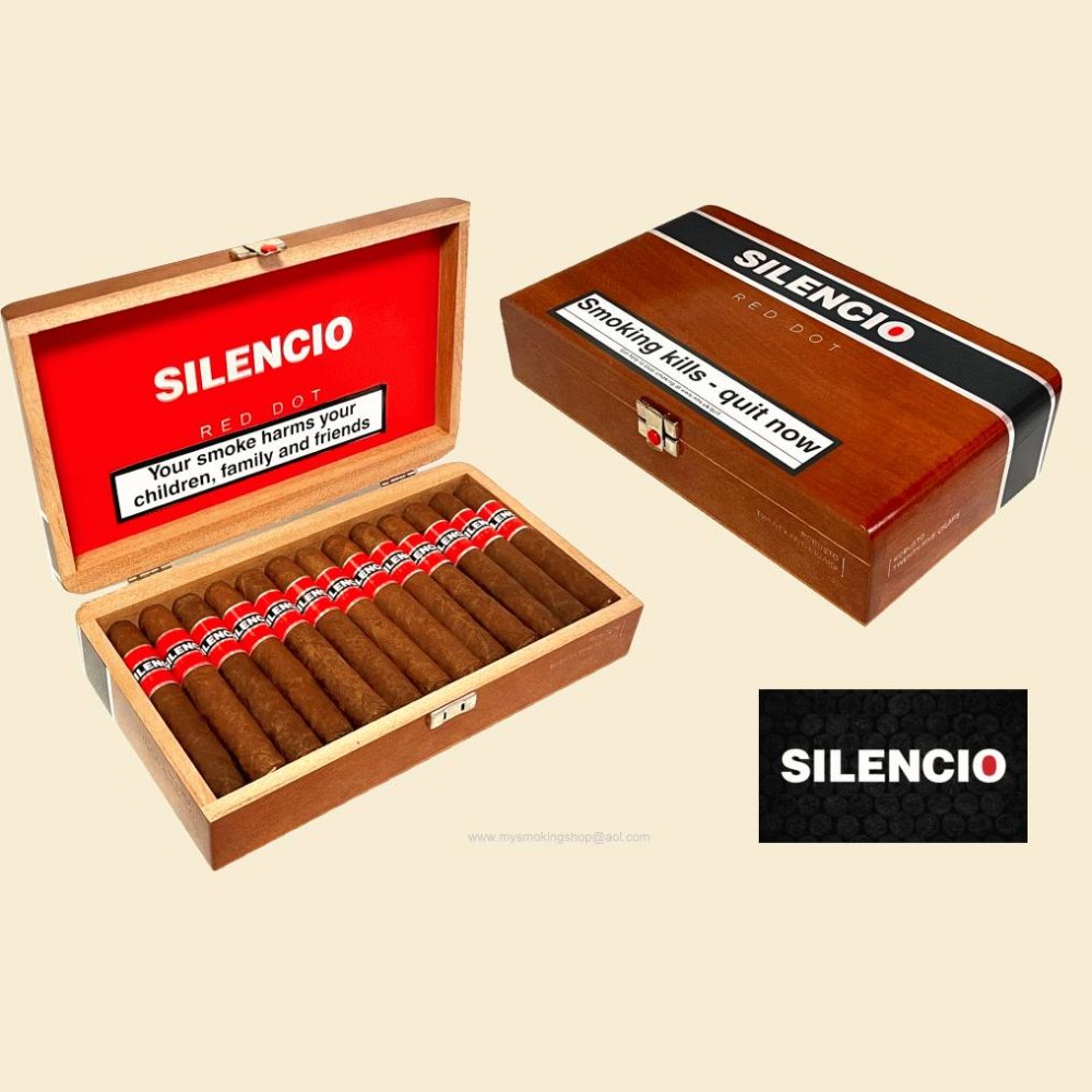 Silencio Red Dot Robusto Box of 25 Dominican Cigars