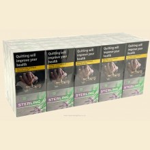 Sterling Dual DOUBLE Capsule Leaf Wrapped Filter 20 Packs of 10 Cigarillos