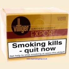 Villiger Export Round 5 Packs of 5 Cigars