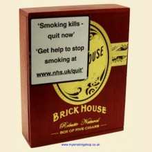 Brick House Robusto Gift Box of 5 Nicaraguan Cigars