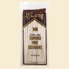 BJ Long 100 Tapered Standard Cotton Pipe Cleaners