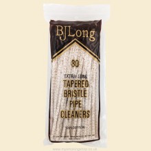 BJ Long 80 Tapered Bristle Cotton Pipe Cleaners