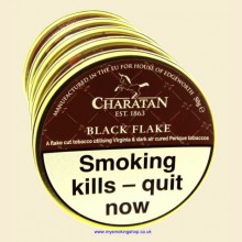 Charatan Black Flake Pipe Tobacco 5 x 50g Tins
