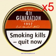 Erik Stokkebye 4th Generation 1957 Erik Michaels Blend Pipe Tobacco 5 x 50g Tins