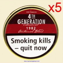 Erik Stokkebye 4th Generation 1982 Centennial Blend Pipe Tobacco 5 x 50g Tins