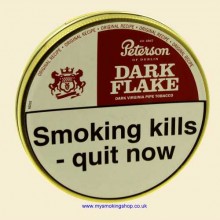 Peterson Dark Flake Pipe Tobacco 50g Tin