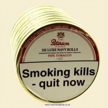 Peterson Deluxe Navy Rolls Pipe Tobacco 5 x 50g Tins