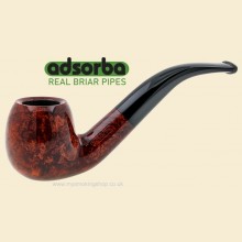 Adsorba Orange Lacquer 9mm Filter Bent Pipe B