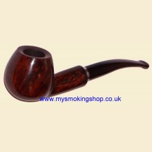 Aldo Morelli Vialetto Red 9mm Filter Smooth Bent Pipe 771