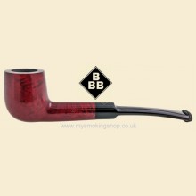 BBB Lightweight Red Smooth Small Curved Briar Pipe S