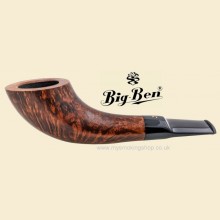 Big Ben Bora Tan 9mm Filter Smooth Curved Horn Pipe 575