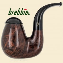 Brebbia Egg Noce 9mm Filter Smooth Large Fully Bent Hungarian Egg Pipe