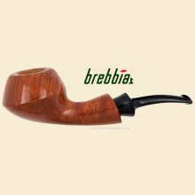Brebbia Gio Selected 9mm Filter Smooth Curved Rhodesian Pipe