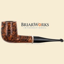 Briarworks Classic Dark Smooth Straight Billiard Pipe c22ds-10